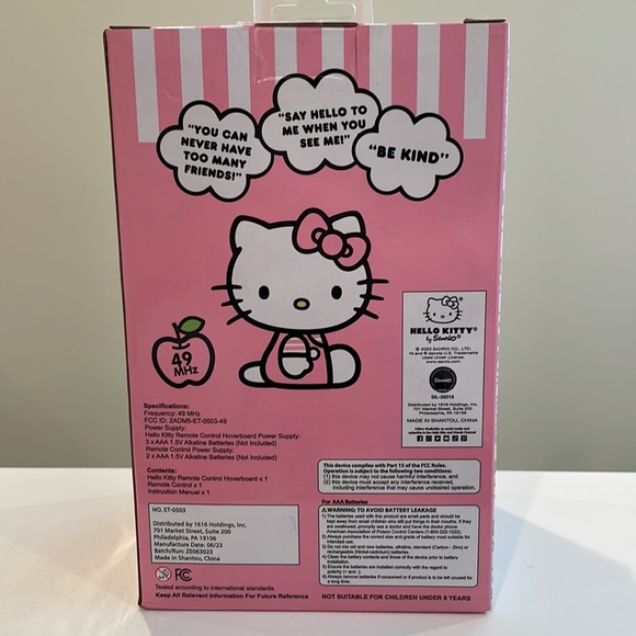 New Sanrio Hello Kitty Remote Control Hover Board Toy - Picture 3 of 4